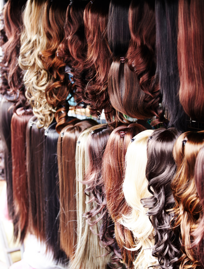 PERRUQUES (vrais cheveux humain)