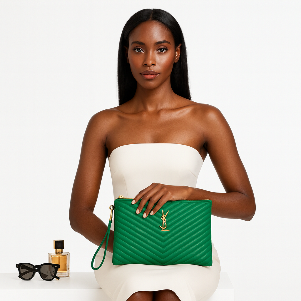 SAC POCHETTE EN CUIR